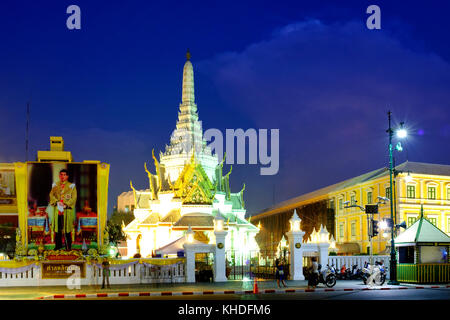 City pillar shrine, Bangkok, Thailand Stock Photo