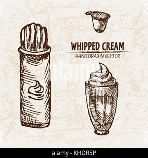 whipped cream drawing