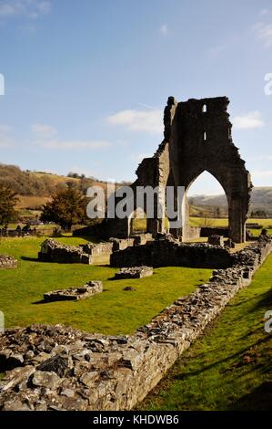 Talyllychau, Talley Abbey, former monastry of the Premonstratensians, the White Canons, founded in 1185 and sacked for stone following the Dissolution Stock Photo