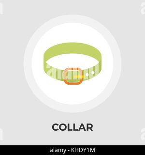 Collar icon vector. Flat icon isolated on the white background. Editable EPS file. Vector illustration. Stock Vector