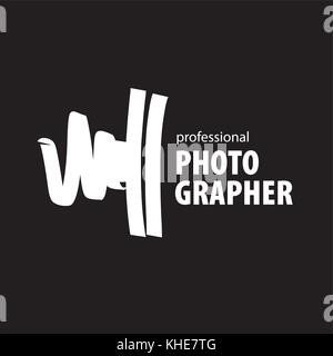 vector logo for photographer Stock Vector
