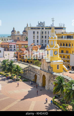 Torre del Reloj | Cartagena de Indias | Colombia Stock Photo