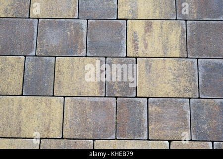 Floor slabs made of concrete as a terrace covering Stock Photo