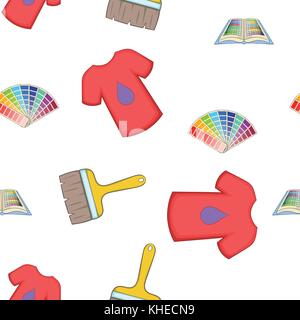 Printer pattern, cartoon style Stock Vector
