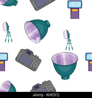 Photographic pattern, cartoon style Stock Vector