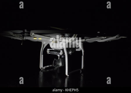 technology on black background with new look Stock Photo