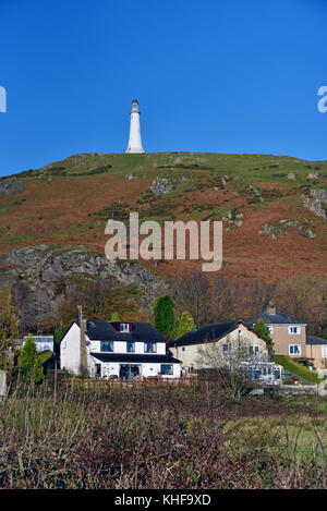 The Sir John Barrow Monument, Hoad Hill, Ulverston, Cumbria, England, United Kingdom, Europe. Stock Photo