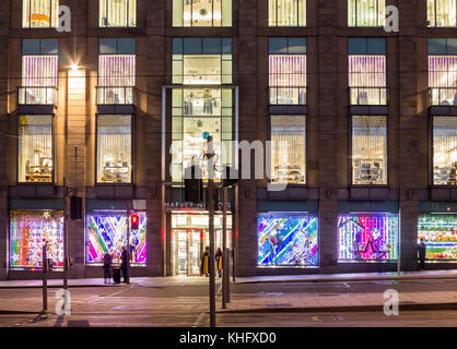 Harvey Nichols store in St Andrew square, Edinburgh, Scotland. UK Stock Photo