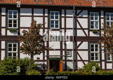 historische Altstadt Quedlinburg Stock Photo