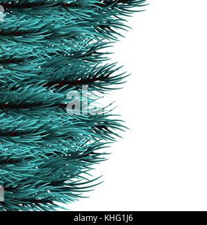 christmas fluffy tree template stock vector art illustration