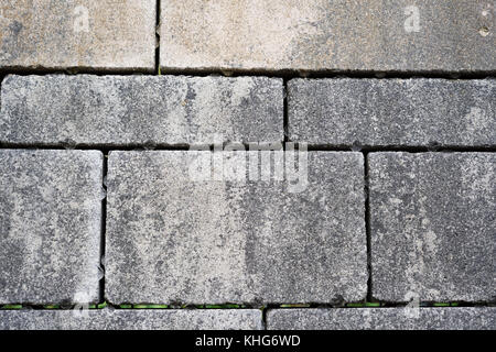 Floor slabs made of concrete as a terrace covering Stock Photo