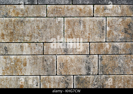 Floor slabs made of concrete as a terrace covering Stock Photo