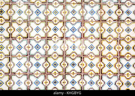 Portuguese facade tiles Stock Photo