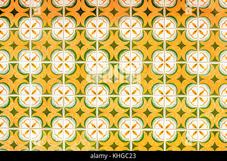 Portuguese facade tiles Stock Photo