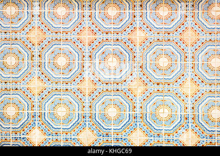 Portuguese facade tiles Stock Photo
