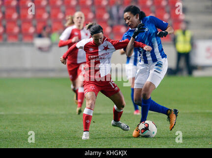 Martina Šurnovska (Slavia Praha) during Fiorentina Femminile vs Slavia  Praga, UEFA Champions League Women football matc - Photo .LM/Fabio  Fagiolini Stock Photo - Alamy