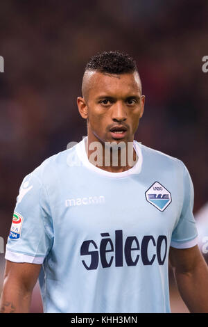 Rome, Italy. 18th Nov, 2017. Nani (Lazio) Football/Soccer : Italian 'Serie A' match between AS Roma 2-1 SS Lazio at Stadio Olimpico in Rome, Italy . Credit: Maurizio Borsari/AFLO/Alamy Live News Stock Photo