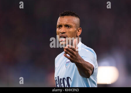 Rome, Italy. 18th Nov, 2017. Nani (Lazio) Football/Soccer : Italian 'Serie A' match between AS Roma 2-1 SS Lazio at Stadio Olimpico in Rome, Italy . Credit: Maurizio Borsari/AFLO/Alamy Live News Stock Photo