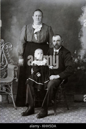 Jeff Krotz personal  family archive of portraiture taken over the last century Stock Photo