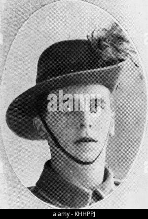 2 107216 R. Gray, World War I soldier, 1915 Stock Photo