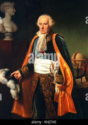 Portrait of astronomer Pierre Simon, Marquis de Laplace   19th century Stock Photo