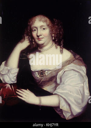 Portrait of Marie de Rabutin Chantal marquise de Sévigné -  17th century Stock Photo