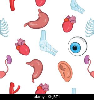 Internal organs pattern, cartoon style Stock Vector Image & Art - Alamy