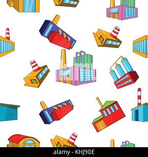 Production pattern, cartoon style Stock Vector