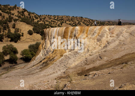 Mineral springs Geravan, Sardasht Kurdistan Stock Photo