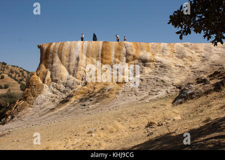 Mineral springs Geravan, Sardasht Kurdistan Stock Photo