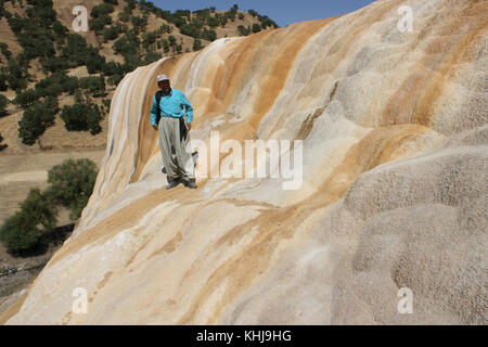 Mineral springs Geravan, Sardasht Kurdistan Stock Photo