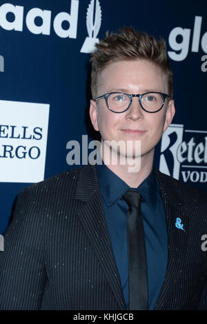 NEW YORK, NY - MAY 06: Guest attends as Ketel One Vodka sponsors the 28th Annual GLAAD Media Awards in New York at The Hilton Midtown on May 6, 2017 in New York City.   People:  Guest  Transmission Ref:  MNC1 Stock Photo