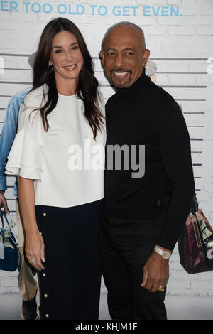NEW YORK, NY - MARCH 30: Tara Fowler, Montel Williams  attends the 'Going In Style' New York premiere at SVA Theatre on March 30, 2017 in New York City.   People:  Tara Fowler, Montel Williams  Transmission Ref:  MNC1 Stock Photo