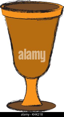 Chalice  icon isolated Stock Vector