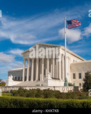 WASHINGTON, DC, USA - United States Supreme Court building exterior. Stock Photo