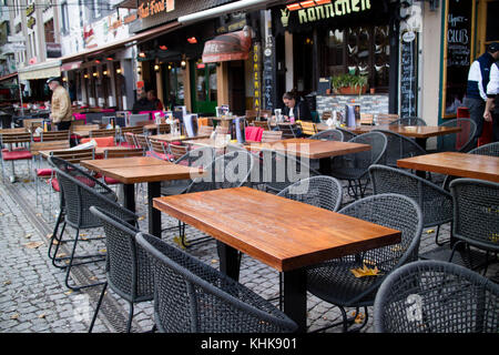 Bars and restaurants in Cologne, central city district and largest city in the German federal State of North Rhine-Westphalia in Germany, Europe Stock Photo