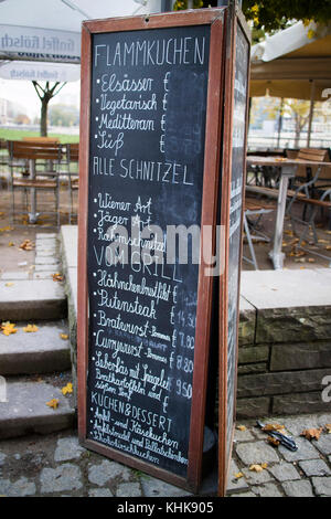 Bars and restaurants in Cologne, central city district and largest city in the German federal State of North Rhine-Westphalia in Germany, Europe Stock Photo