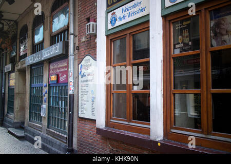 Bars and restaurants in Cologne, central city district and largest city in the German federal State of North Rhine-Westphalia in Germany, Europe Stock Photo