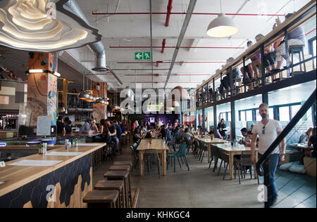 Mojo Market Restaurants in Sea Point - Cape Town - South Africa Stock Photo