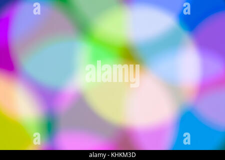 Out of Focus Lights of Many Colors Stock Photo