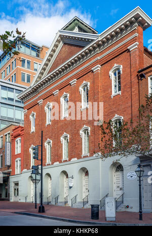 Ford's Theatre, Washington DC, USA. Ford's Theater was the site of the assassination of President Abraham Lincoln on April 14 1865. Stock Photo