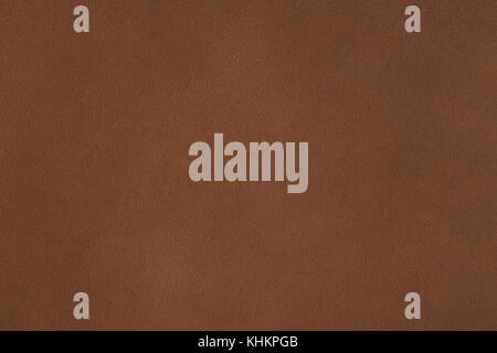 Natural qualitative brown leather texture on macro. High resolution photo. Stock Photo