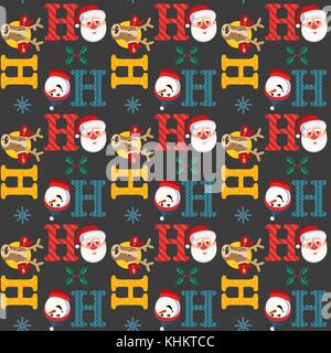 Holiday seamless pattern Stock Vector