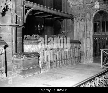 Royal Tombs in Westminster Abbey. Stock Photo