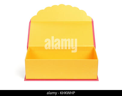 Chinese Festive Gift Box on White Background Stock Photo