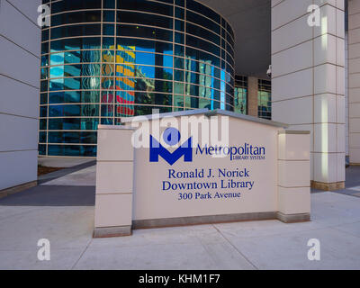 Metropolitan Library in Oklahoma City - OKLAHOMA CITY / OKLAHOMA - OCTOBER 18, 2017 Stock Photo