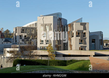 Scottish Parliament Building, Edinburgh, Scotland, Great Britain Stock Photo