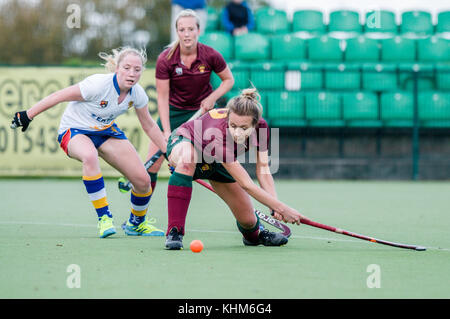 Women's field hockey, Staffordshire, England, UK Stock Photo