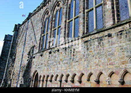 Bolton Abbey,Monastery,N Yorkshire Dales,Estate,Grounds,12th Century,Ruins,,Grave Yard,River Wharfe,Uk,Great Britain Stock Photo