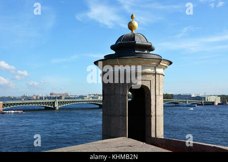 Details of the Peter and Paul fortress at the Saint-Petersburg Stock Photo